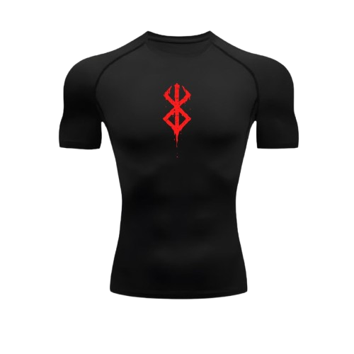 Compression noir berserk logo red