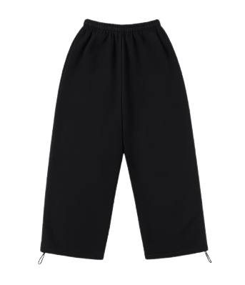 black baggy jogger